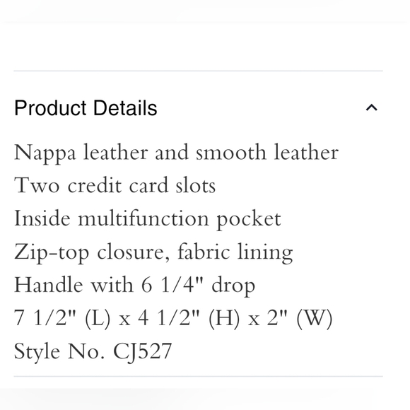 🎀Clearance🎀 NWT Nolita 19 W Signature Quilting Silver chain. Rare- Leather - Picture 5 of 10